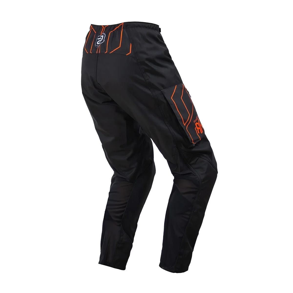 Calça ASW Ranger 24 Preto/Laranja Flúor - Spinelli Motos Boutique